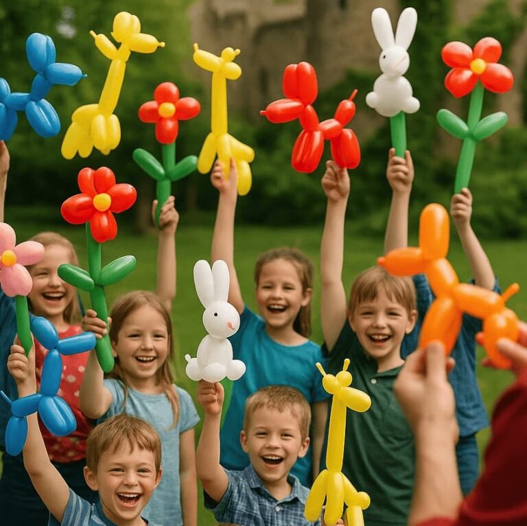 Ballonworkshop für Kinder im Schloss Beck